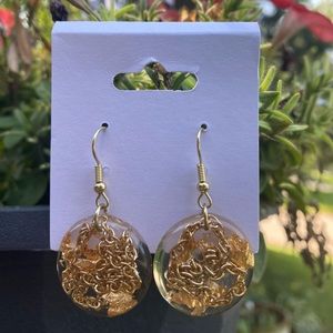 Handmade resin earrings